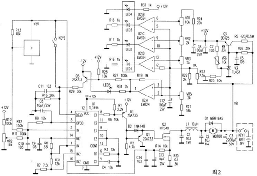電動自行車控制器,控制器電路分享-KIA MOS管